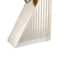 9" Clear Glass Horse Head Decorative Bookends with Pyramid Bases, 2ct.